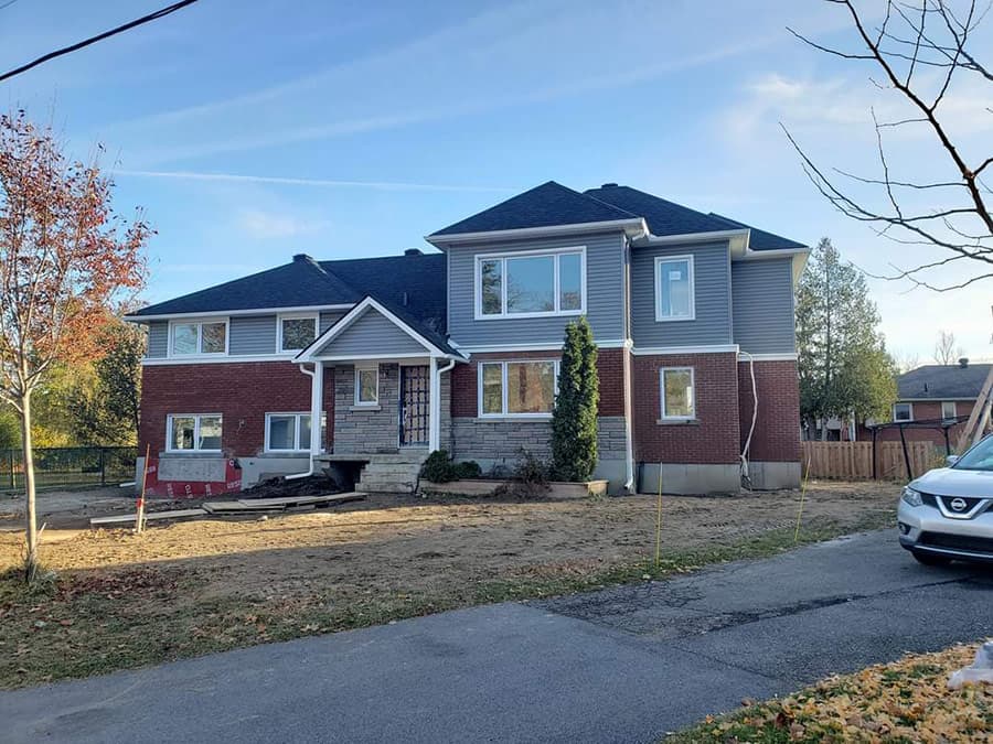 Projet de rénovation extérieure — siding