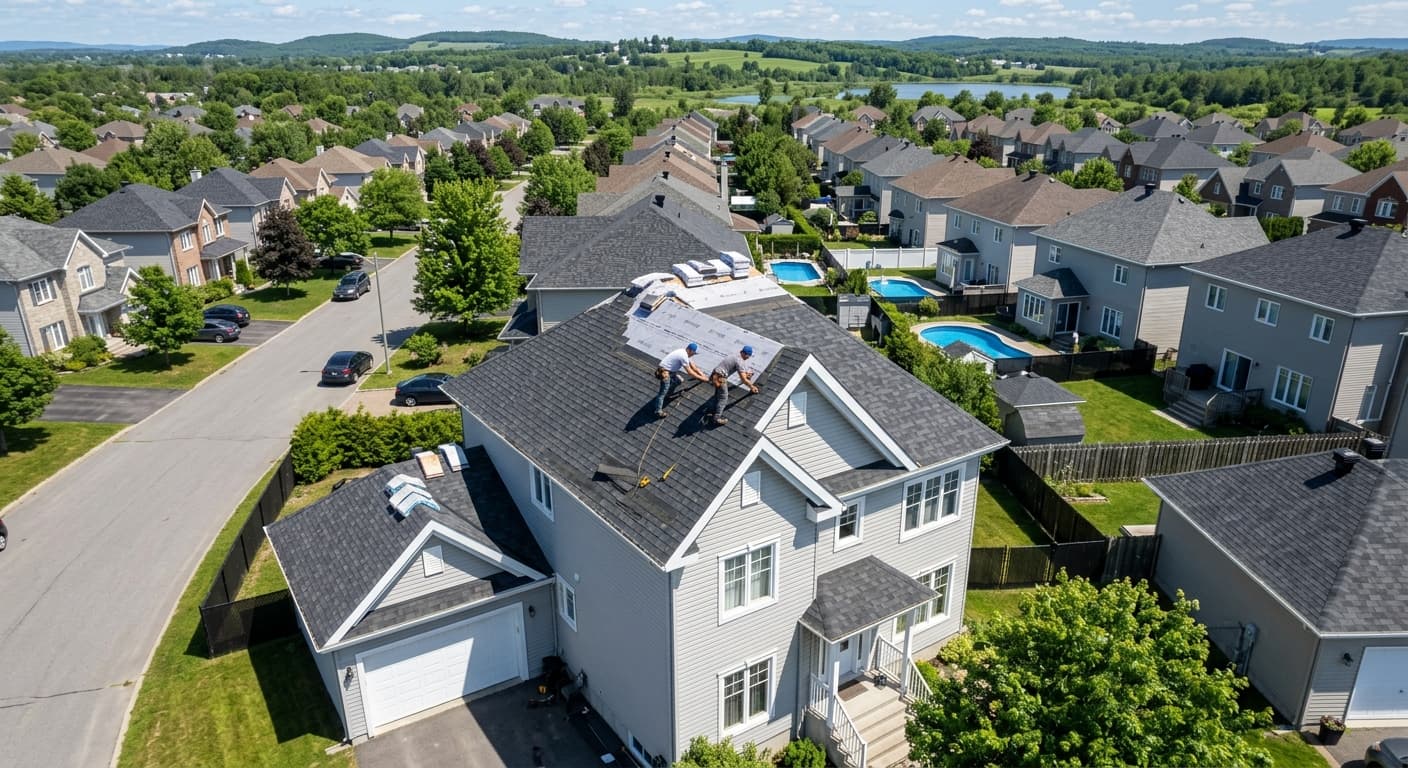 Toiture résidentielle